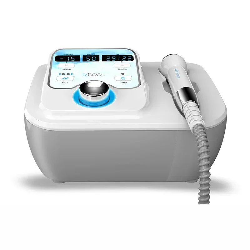 Dcool Portable Cool + Hot + EMS For Skin Tightening Anti Puffiness Facial Electroporation Mesotherapy Machine Beauty Device