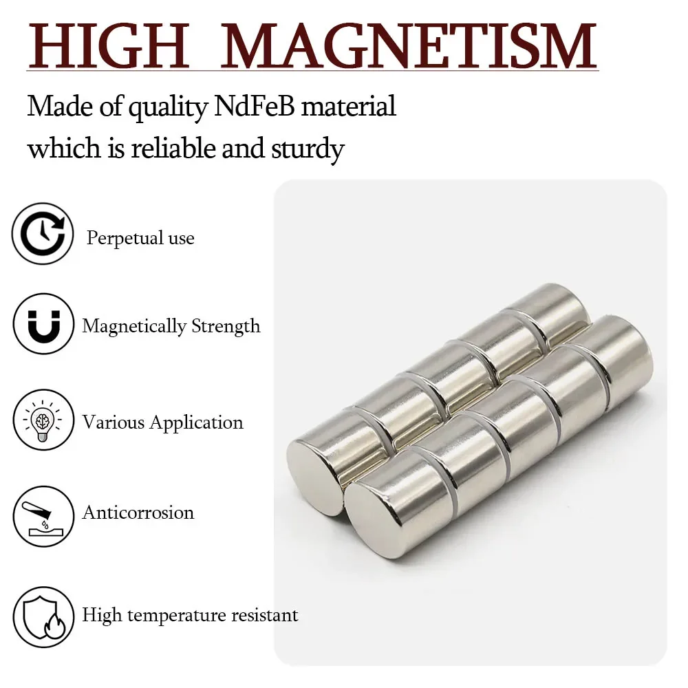 25mmx20mm Super Strong Round Neodymium Magnet Powerful Magnets N35 small Permanent Magnetic NdfeB Refrigerator Magnet 25x20