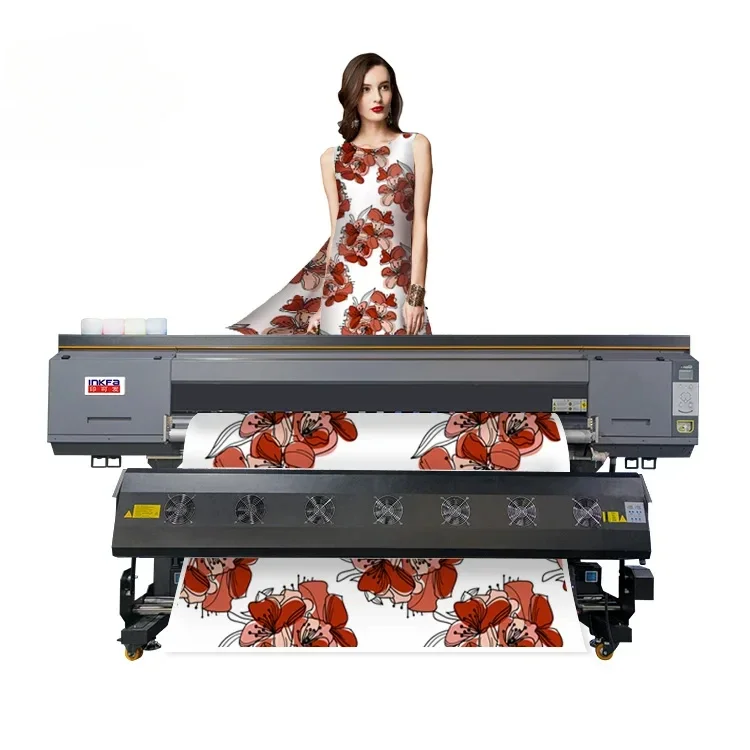 Hot sales High Cost Performance Factory Price 2023 4 PCS 4720/3200 Heads 72 Inches Size Fabric Textile Sublimation Printer