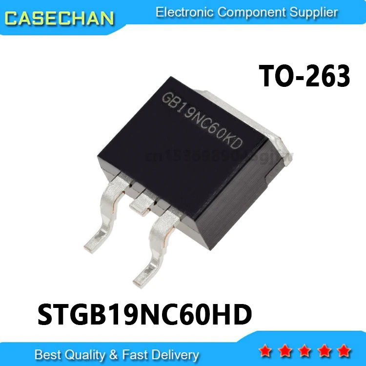 10PCS STGB19NC60KD GB19NC60KD STGB19NC60HD GB19NC60HD TO-263 19A 600V