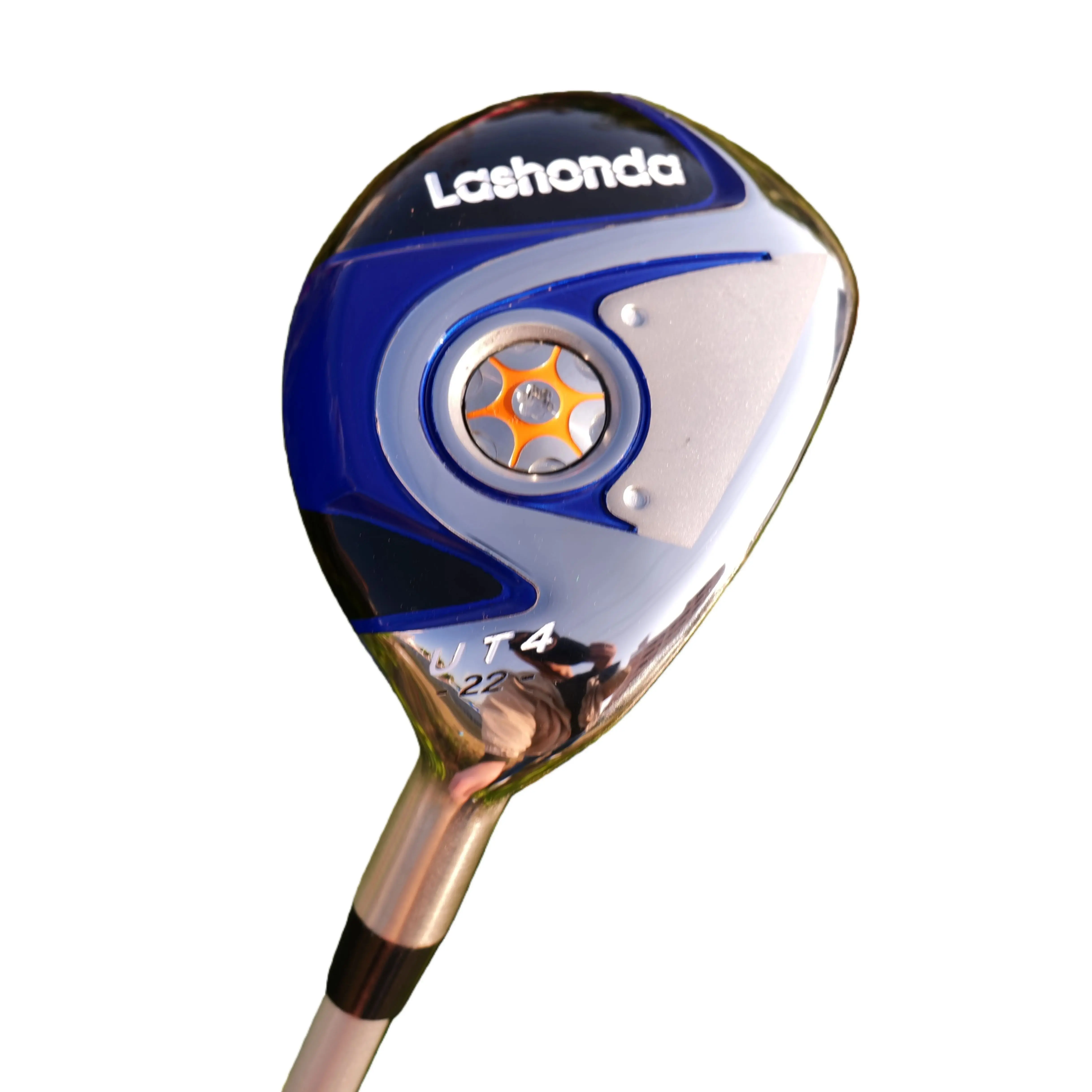 Lashonda Golf Hybrid Club, SR Flex Carbon Shaft, Stainless Steel Head, Low CG High MOI Forgiveness, 20° 22° 24° 26° Loft