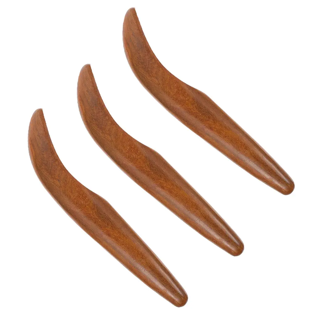 

3 шт. палочки для акупунктурных точек, массажные инструменты, стержень для тела, светло-коричневые палочки для ног, палочки для акупунктурных точек, деревянный безопасный материал