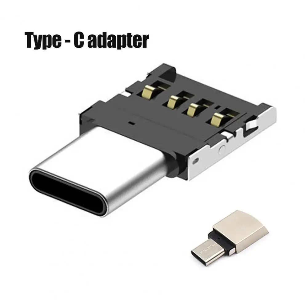 Convertisseur de charge rapide antirouille, adaptateur OTG, mini convertisseur portable de type C vers USB