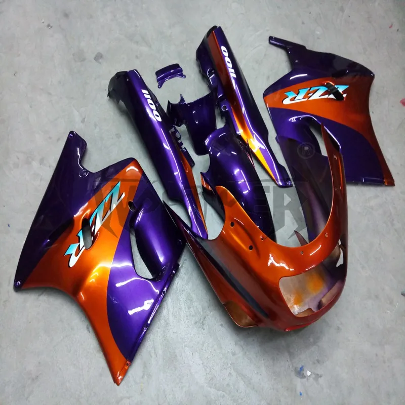 

Full fairing kits for ZX-11 1990 1991 1992 1993 1994 1995 1996 1997 1998 1999 2000 2001 orange purple ABS plastic Fairings