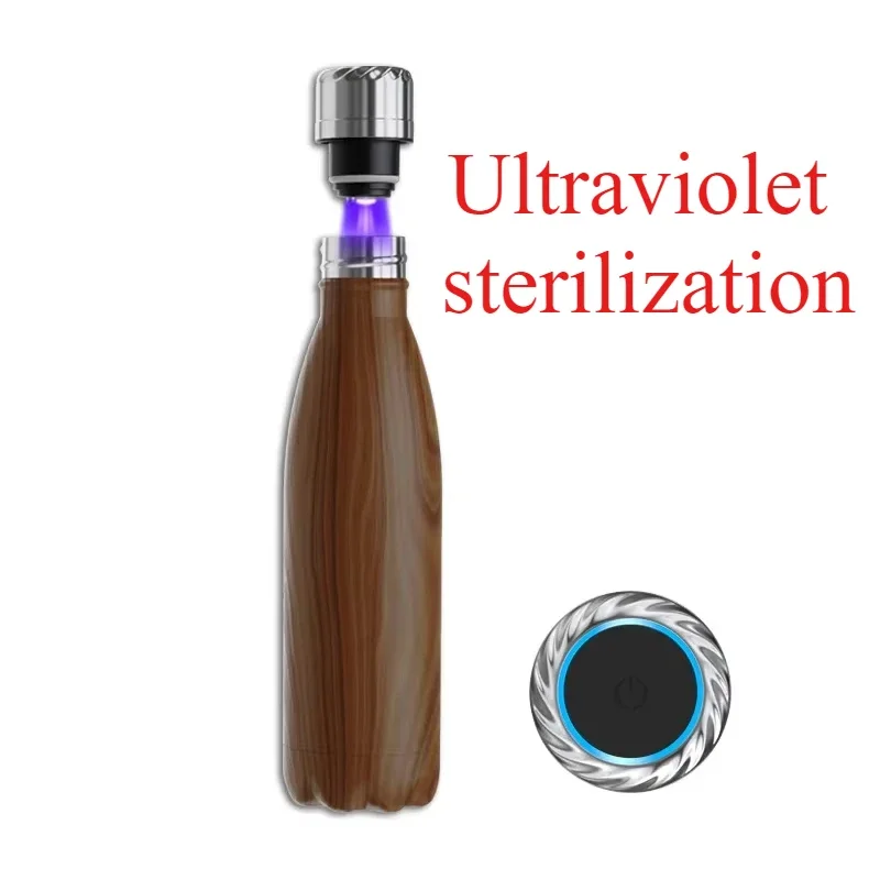 UV Sterilization Insulated 304 Stainless Steel Cola-Style Water Bottle | Double-Layer Sports Flask for Outdoor | Trending Design