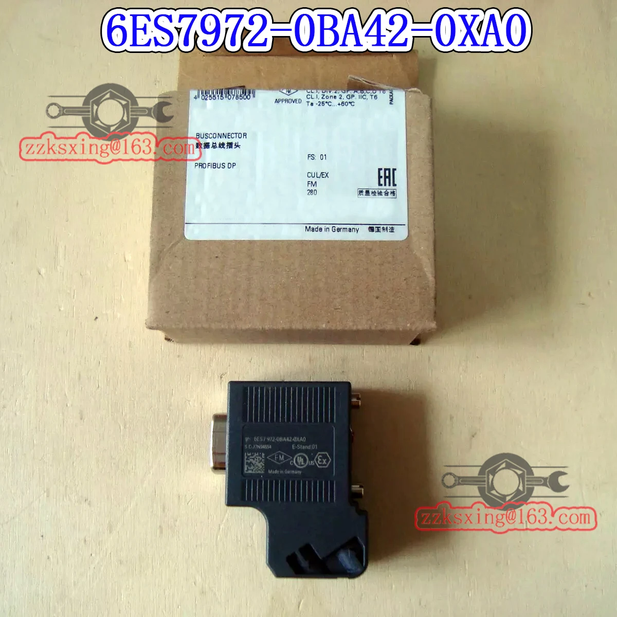 New 6ES7972-0BA42-0XA0 Original DP Plug Connector In Box  Fast Delivery