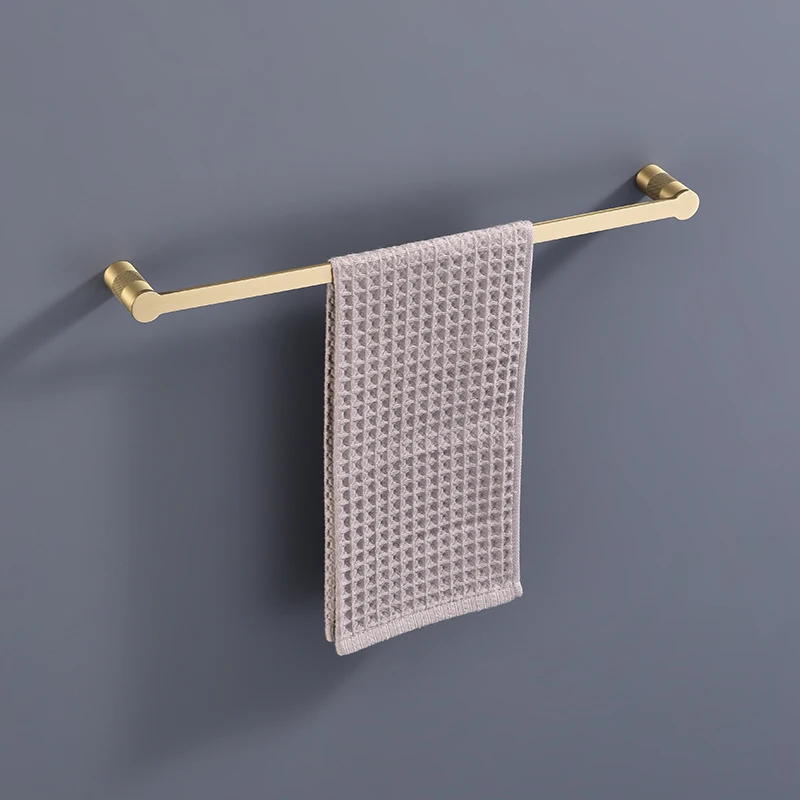 Gebürstet Gold Messing Gerändelt Handtuch Stange Handtuch Rack Papier Rack Papier Handtuch Bademantel Haken Wc Pinsel Tasse Halter Bad Zubehör