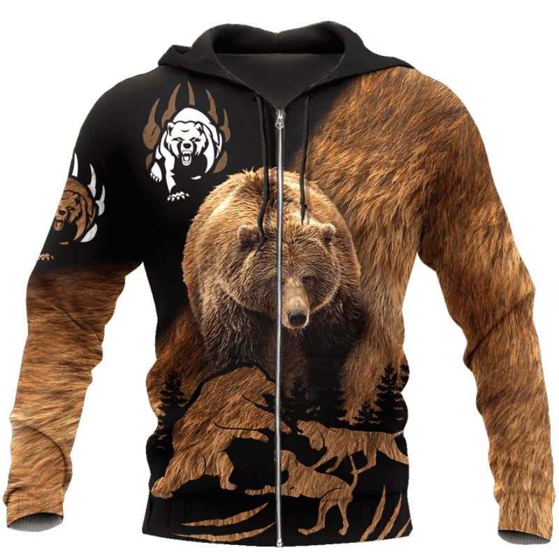 

Bear hunting camo 3D Print Hoodies for men / women Harajuku Fashion Hooded Sweatshirt Autumn Casual hoodie sudadera hombre