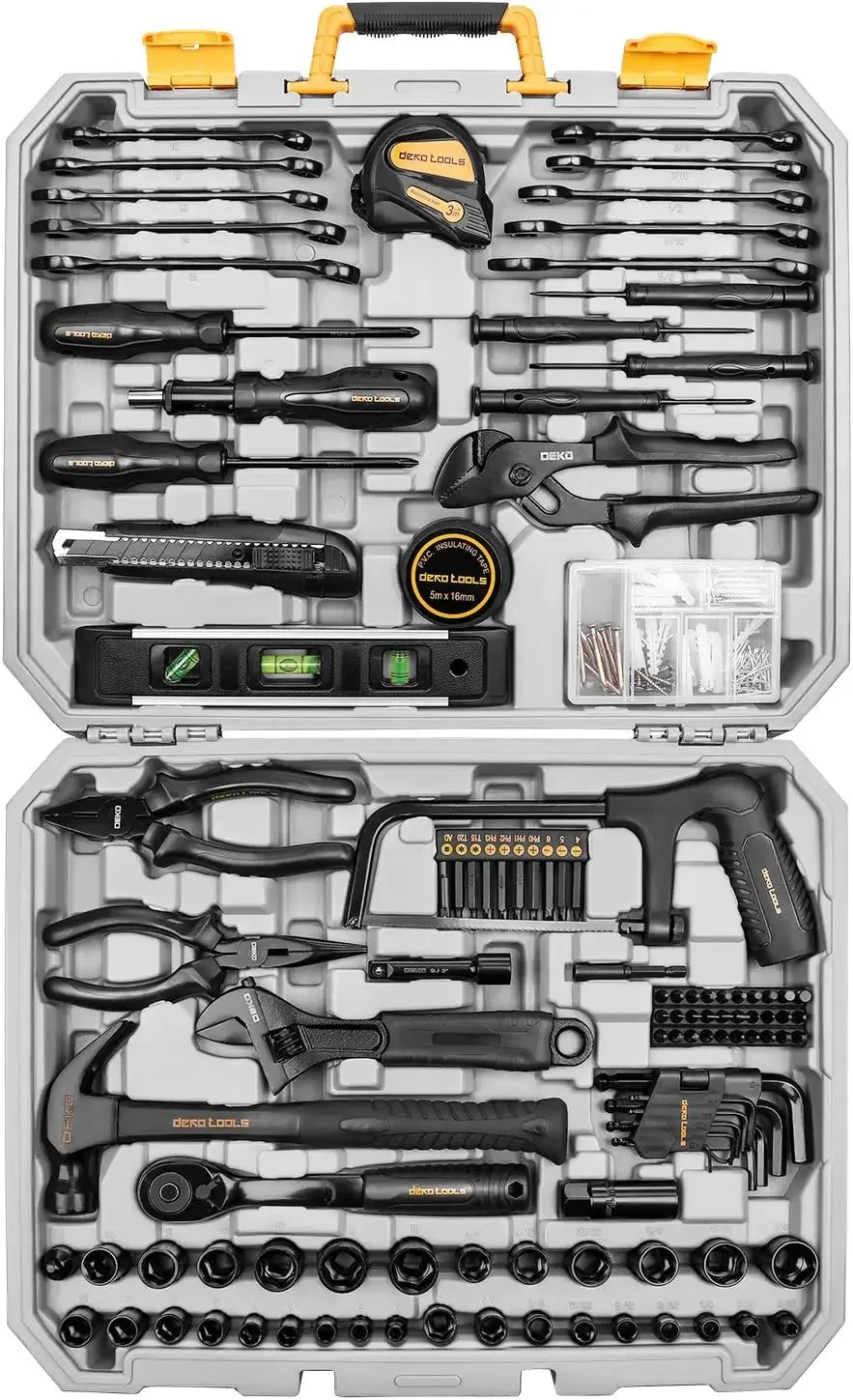 

Complete and Essential Tools for DIY Projects and Repairs. Comprehensive Home Tool Kit for Every Task. Quality and Durable Home