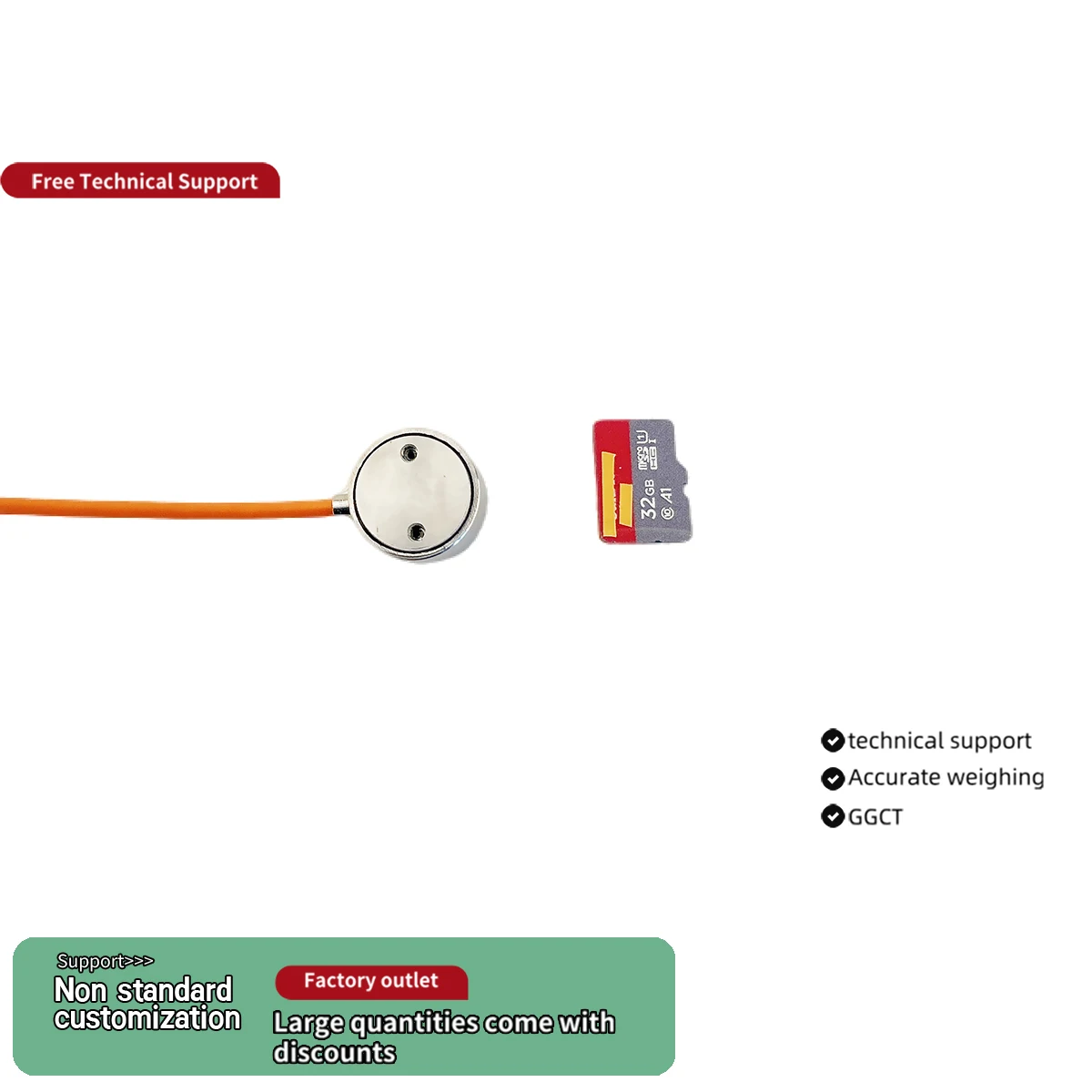 Mini-Säulen-Kraftmesszelle 5-10V 350Ω 5kg 10kg 20KG 2,0mV/V 350ohm Kompressions-Wägezelle Druckkraftsensor