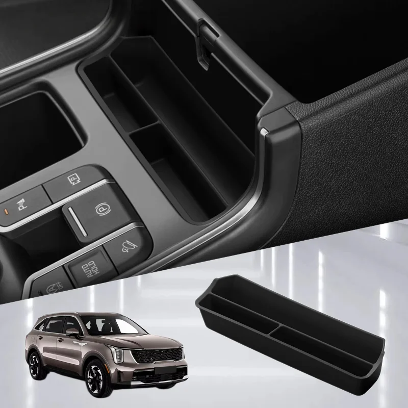 for Kia Sorento 2021-2025 Central Console Storage Box Car Interior Accessories Organizer Storage Case In Front Of Armrest Box