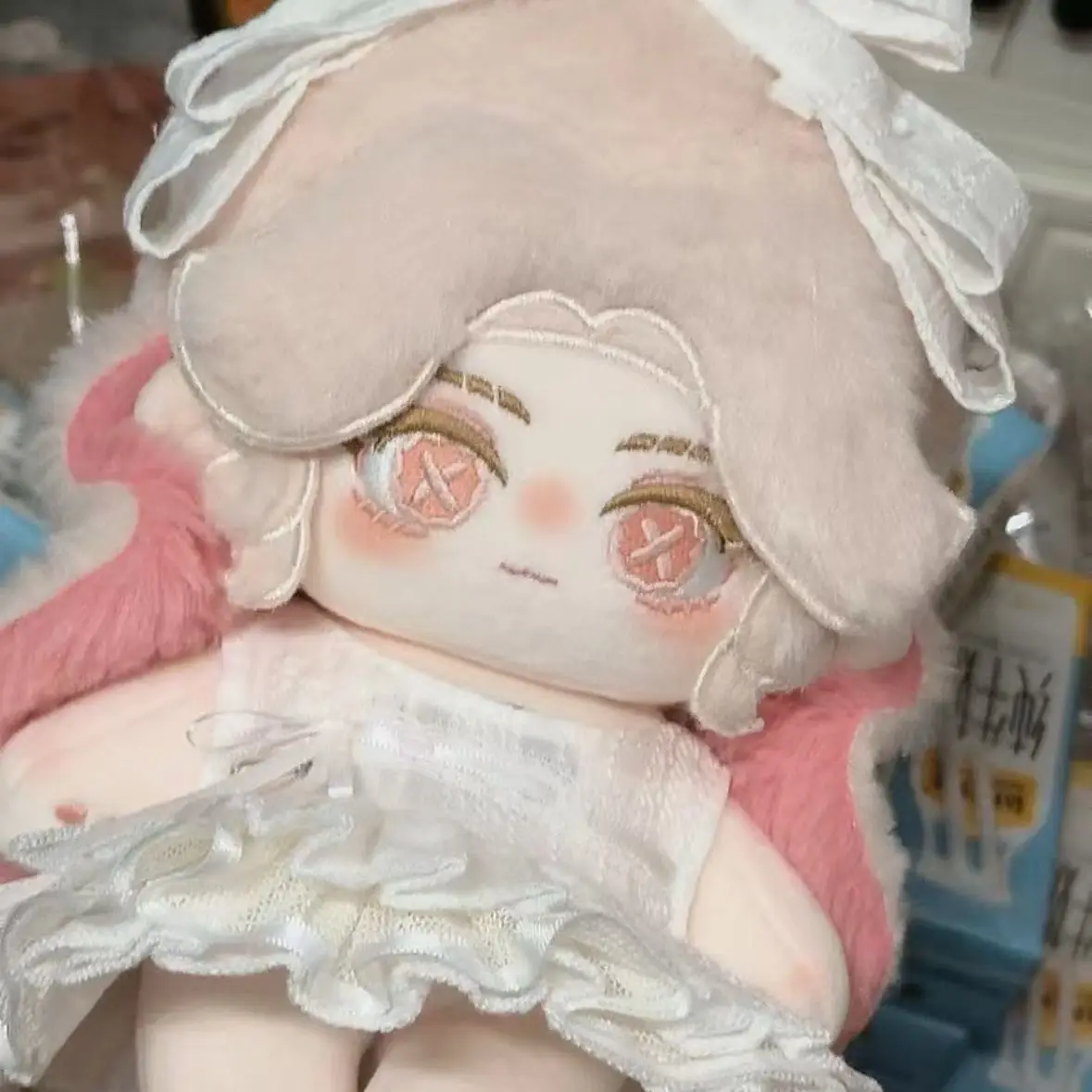 Peluche de 20cm, jeu d'anime d'identité V, poupée de dessin animé, jouet COS habillage pour enfants et adultes, cadeaux en coton à collectionner