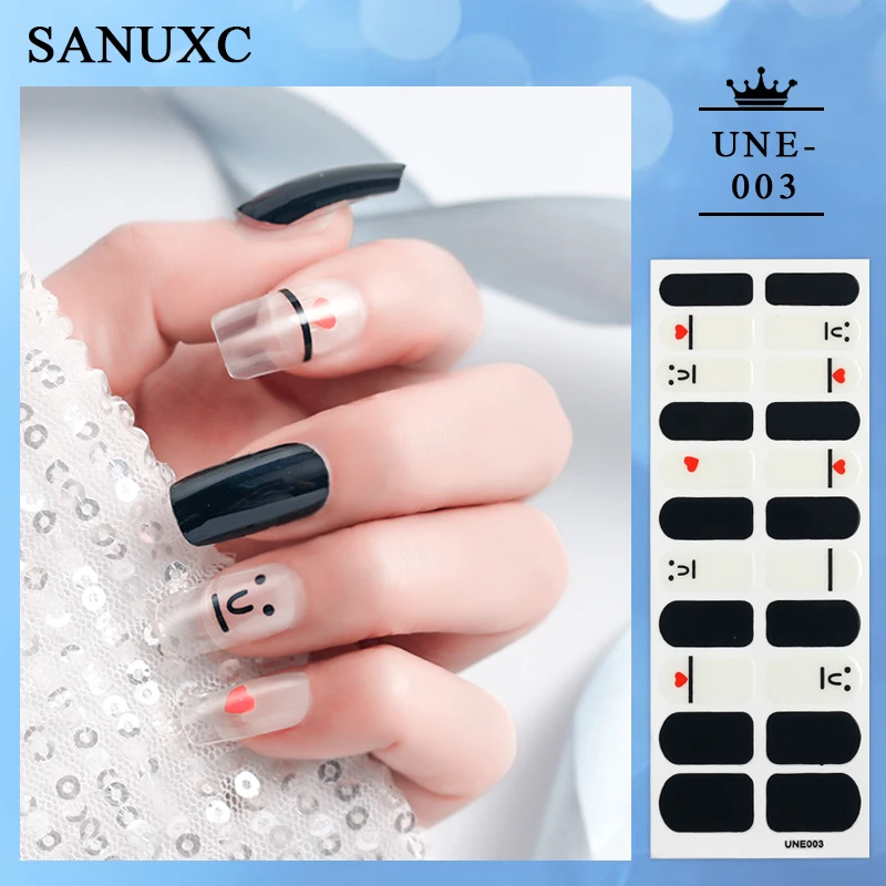 Cute Nail Stickers Easy Use Nail Wraps Stickers Colorful Decor Stickers for Nails Full Cover Decals for Manicure Women Beauty