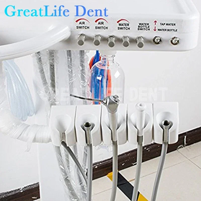 GreatLife Dent Mobilny wózek Mobilny przenośny 4-otworowy 2-otworowy Przenośny sprzęt dentystyczny Przenośny aparat dentystyczny