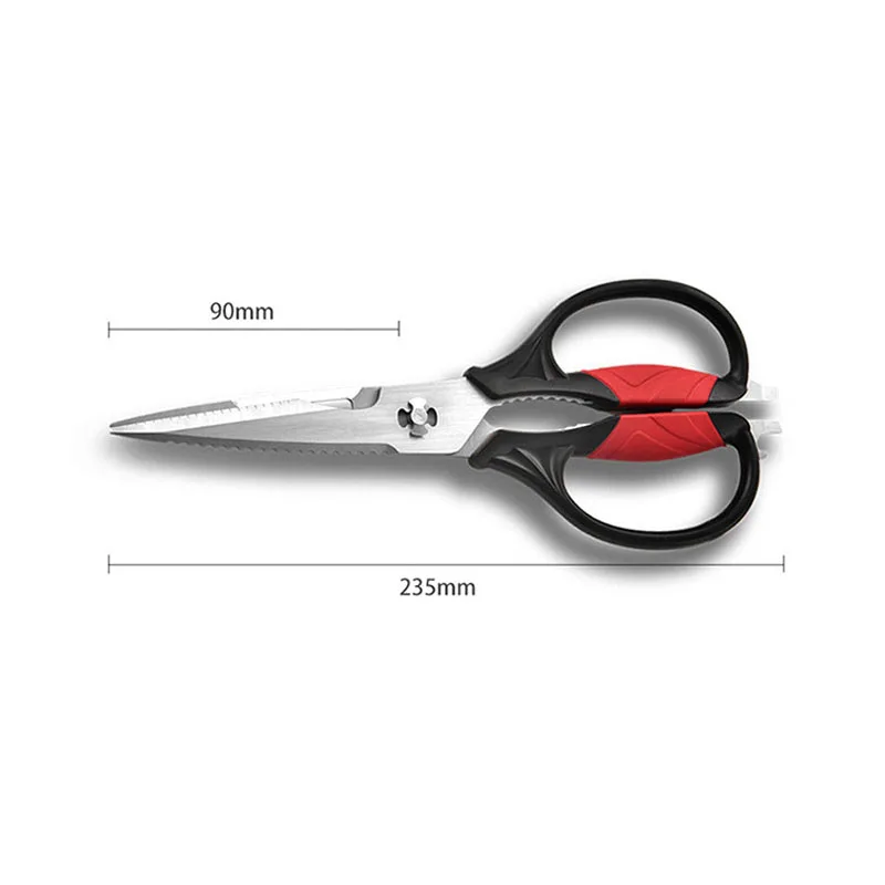 Dobeli tijeras de hueso de cocina multifuncionales para el hogar, cizalla de potencia Separable de acero inoxidable con cuchillo de pelado, Abrebotellas