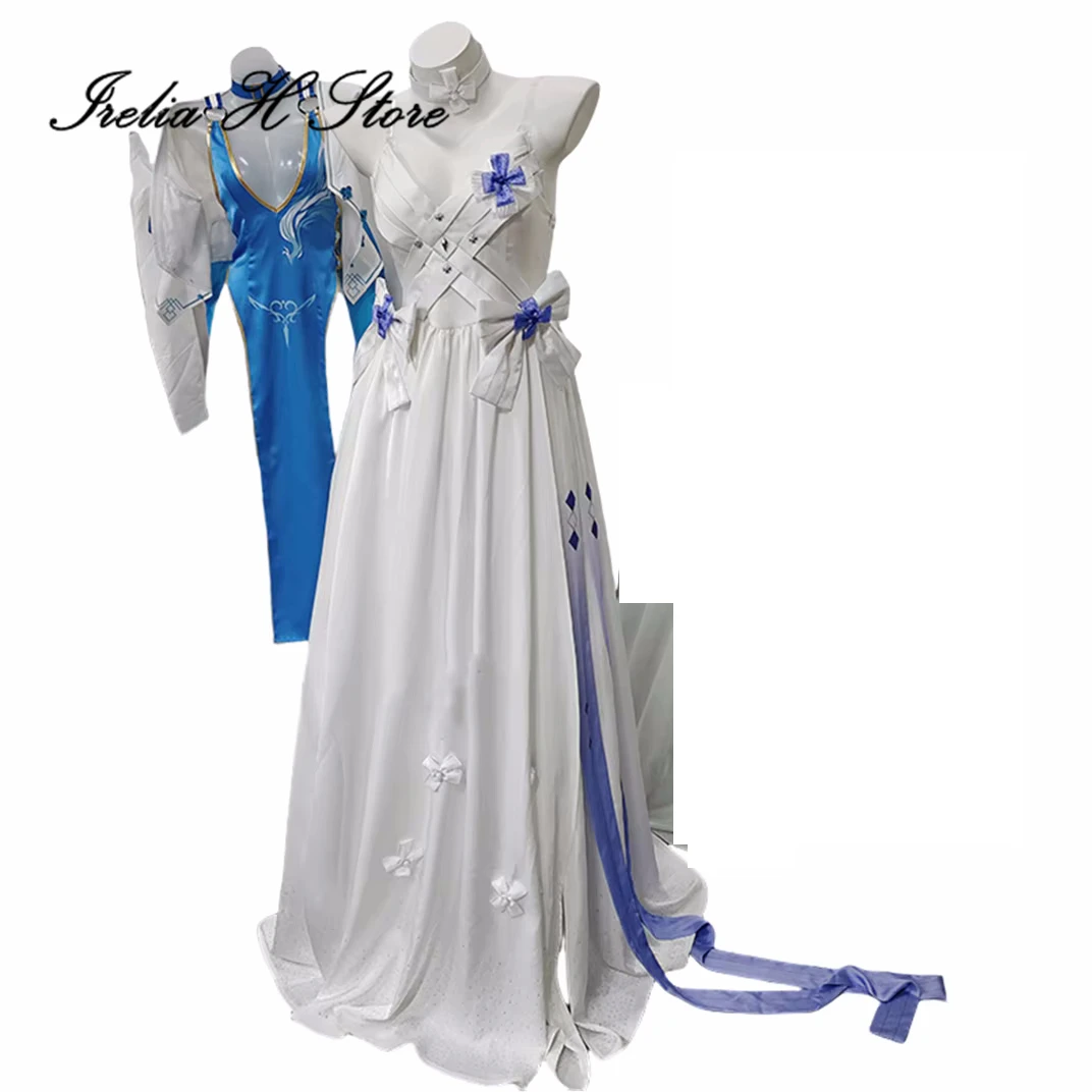 

Irelia H Girls Frontline HK416 Clukay Косплей Костюм Женское Белое Платье Костюмы на Хэллоуин Свадебное Платье