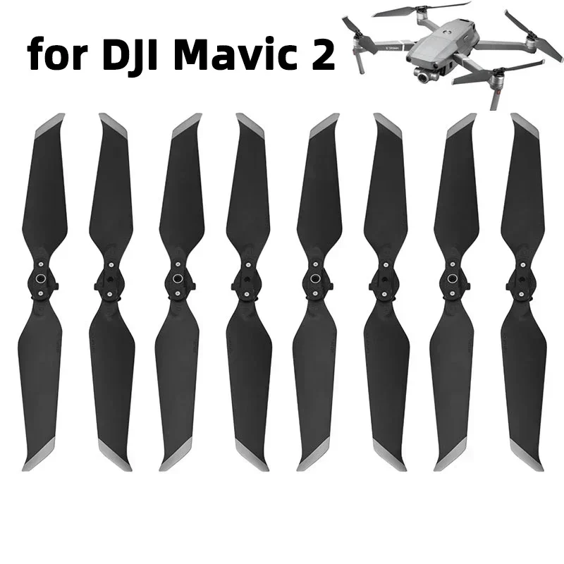 

4/8pcs Propeller for DJI Mavic 2 Pro Zoom 8743 Low-Noise Props Quick-Release Folding Blade Noise Reduction Prop Drone Accessory