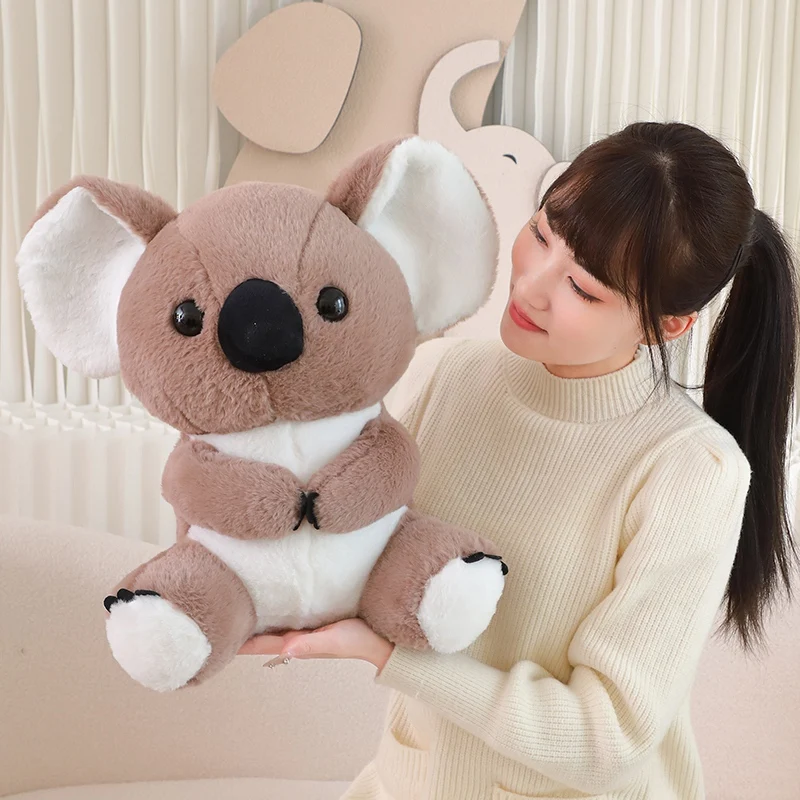 32/40cm Cute Well-behaved Sitting Koala Plush Toys Soft Comfy Koala Doll Lovely Sleeping Companion For Easter Kids gift