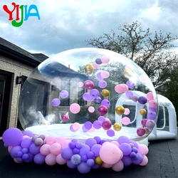 Party 3m-10ft Kid's Play Jumping Inflatable Balloon Bubble House With Blower Trampoline Jumping Garden Inflatable Bubble House