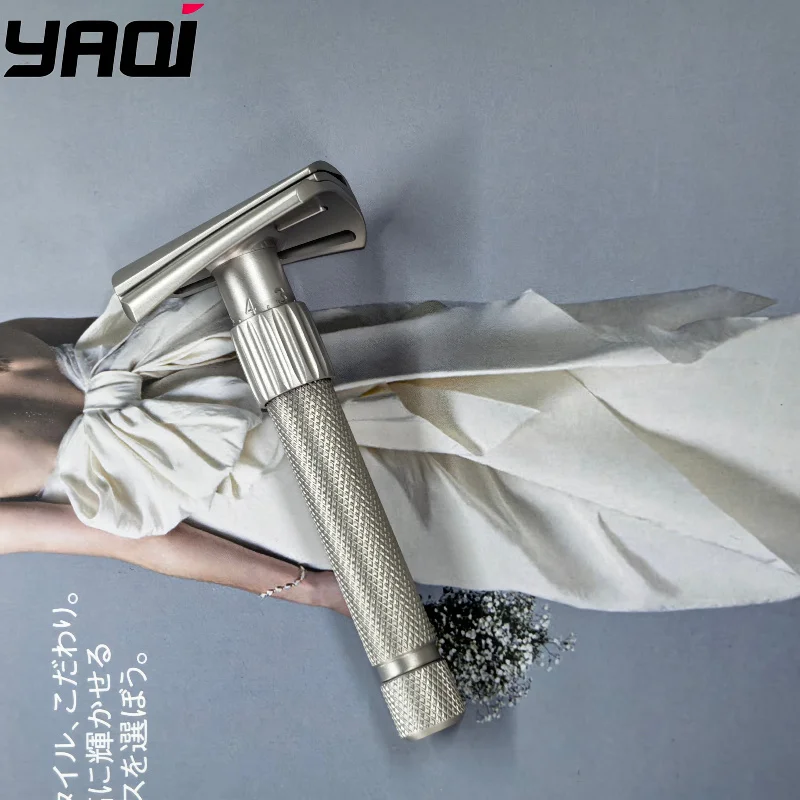 

2026 Flash Sale！Yaqi Professional Matte Version Torqx Stainless Steel Slant Adjustable Safety Razor