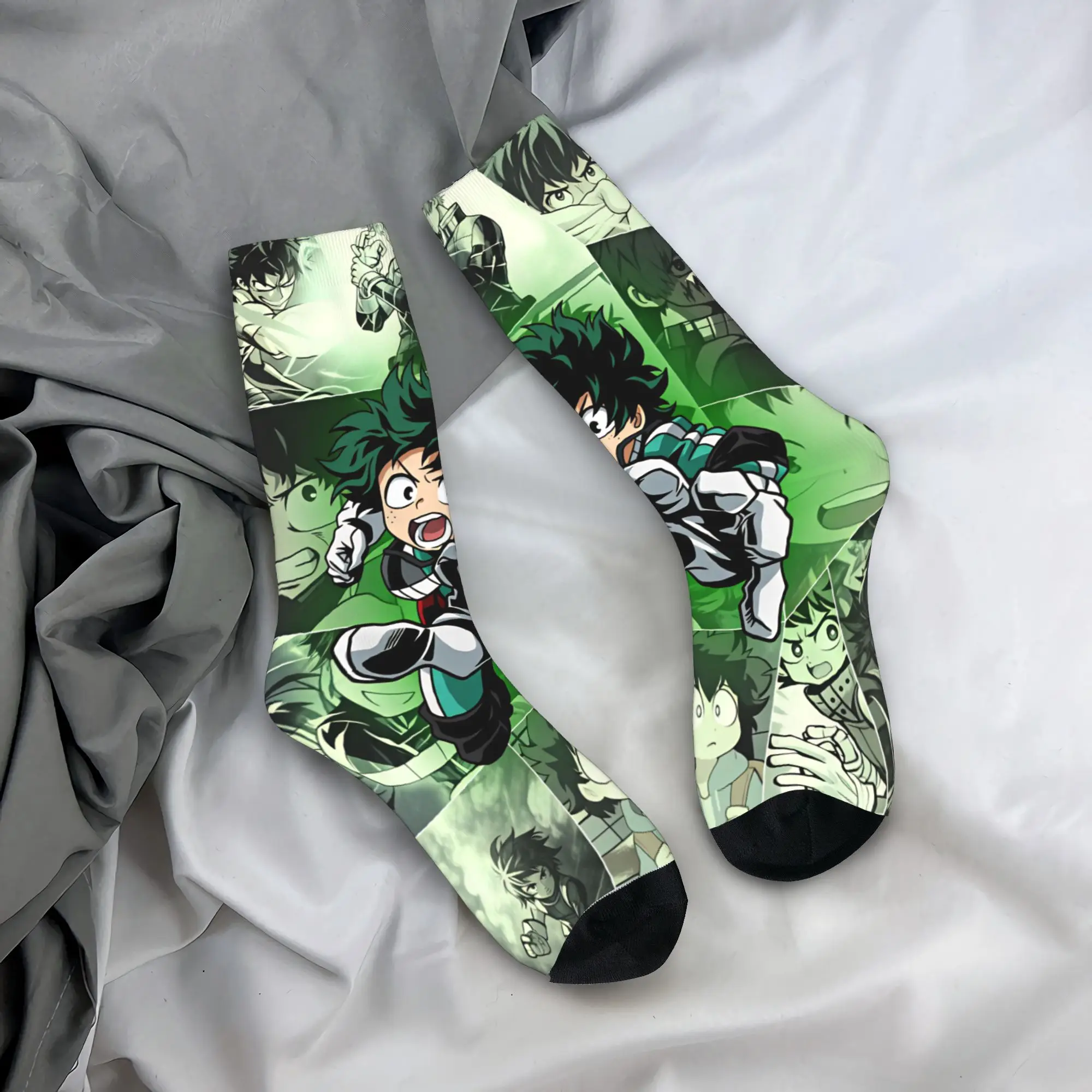 

My Hero Academias Socks Anti-Slip Stockings Men Quality Outdoor Socks Winter Funny Graphic Socks