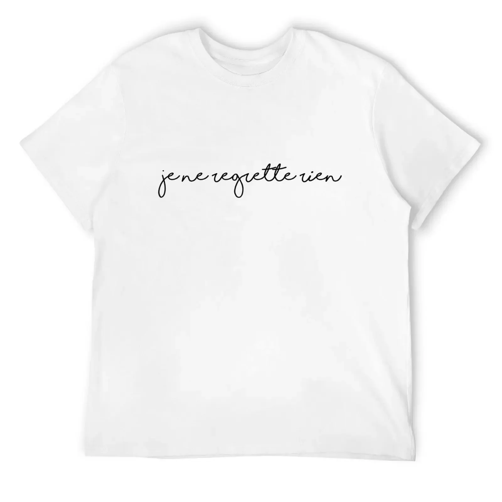 Je Ne Regrette Rien - I Regret Nothing T-Shirt shirts graphic tee tshirts personalised mens t shirt