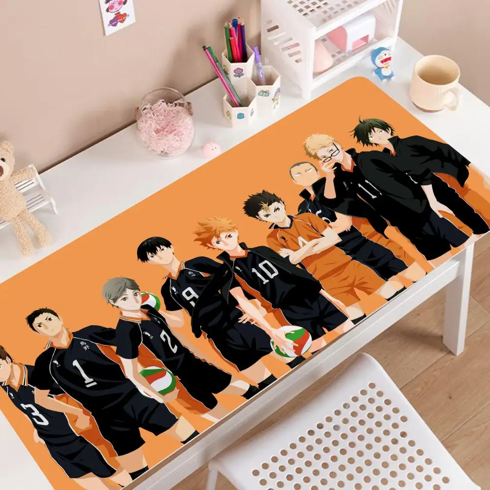 

A-Anime H-Haikyuu Mouse Pad XXL 800x400mm gabinete gamer Gaming MousePad Large Mouse pad Gamer Mause Carpet PC Desk Mat keyboard