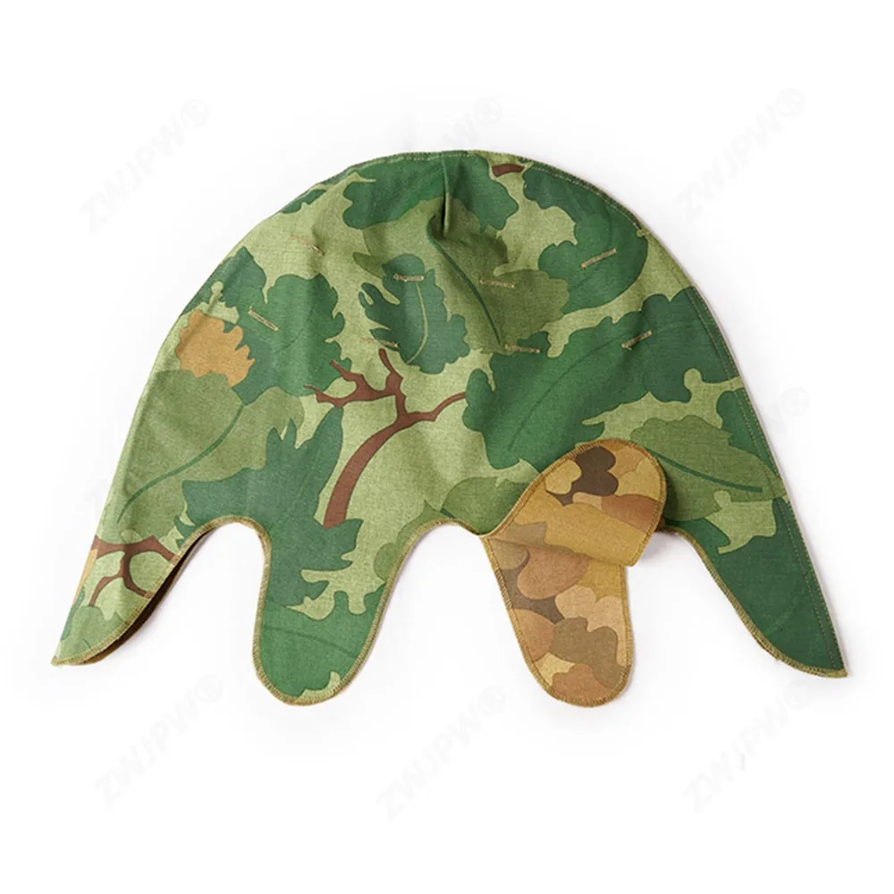 Vietnam War US Army M1 Helmet Reversible Mitchell Camo Cover, Military Replica Helmet Cloth for Wargame Airsoft Cos Reenactment view 5