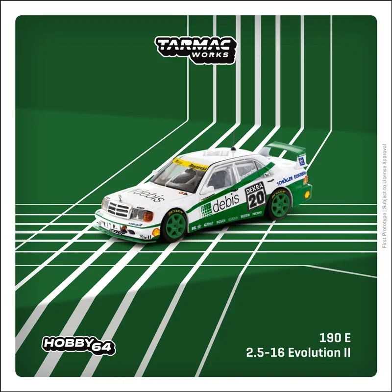 

Tarmac работает 1:64 190 E 2,5-16 Evolution II DTM 1991 #20 литая модель автомобиля