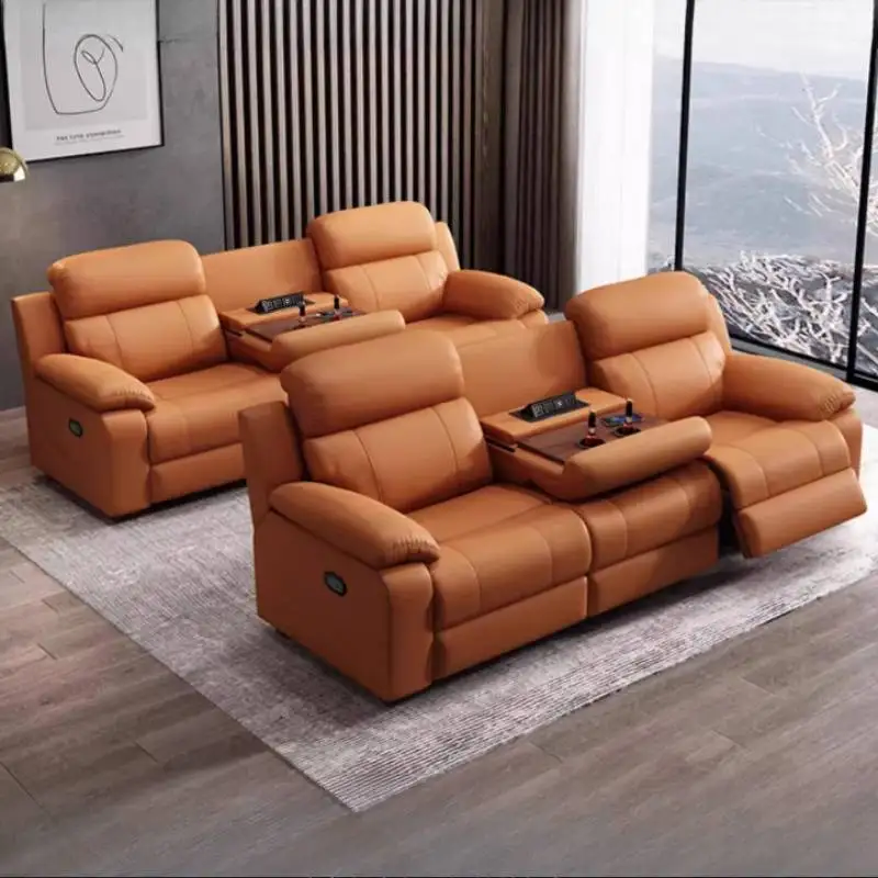 デザイナー電動ソファ 折りたたみ式 ヨーロッパ風 スマートリラックス リビングルームソファ マッサージラウンジソファ Wohnzimmer家具 家庭用