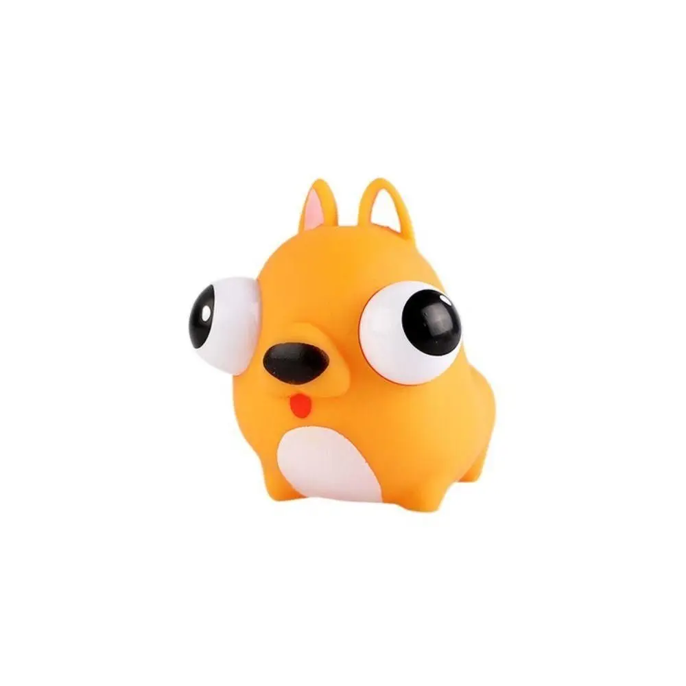 New Plastic Silicone Pop Eyes Yellow Brown Green Pig Chicken Rabbit Stress Relief Stress Relief Cartoon