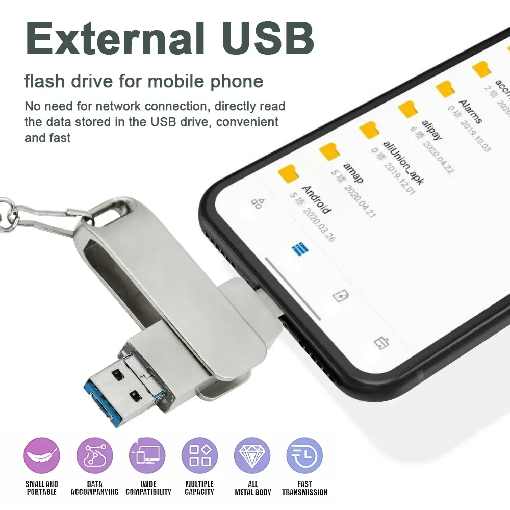 

НОВЫЙ высокоскоростной USB-флешка 3 в 1 TYPE-C Pen Drive 128 ГБ 64 ГБ 32 ГБ 16 ГБ 8 ГБ Флешка USB3.0 Водонепроницаемая карта памяти cle usb