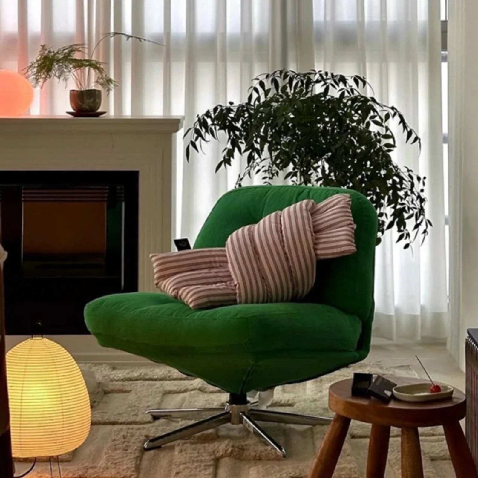 

Einfache неуклюжий mittelalter liche Einzels tuhl Диван Stuhl drehbar Wohnzimmer Balkon esa (2018) Freizeit stuhl