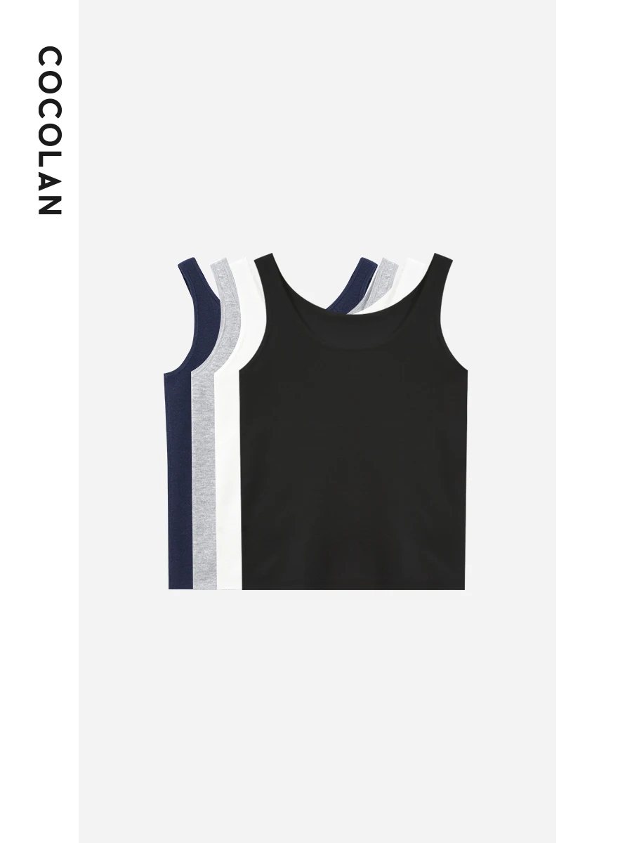 

Portable Knitted Pure Color Women's Wool Vest H-ape Inner Wear Polyester Fiber Blend Casual Spring Faion Vest