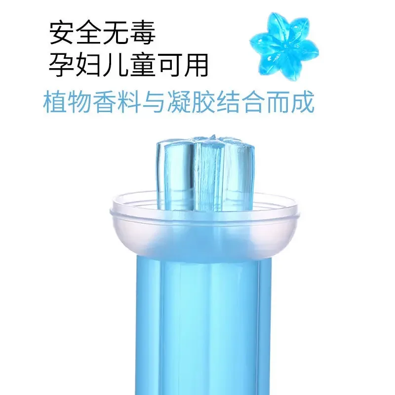 New Needle Design Toilet Gel Stamp Flower Shape Toilet Fragrance Deodorant Odor Removal Multi Flavors Bathroom Cleaning Supplies