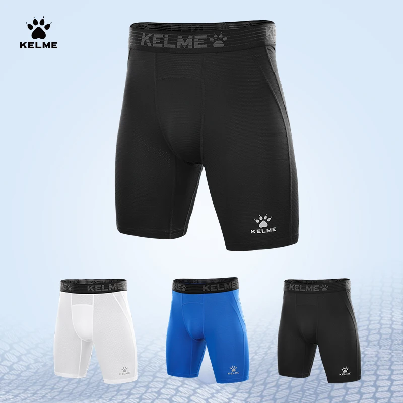 KELEM Shorts Gym Training Soccer Running Shorts pantaloncini traspiranti Quick Dry Elasticity Sportswear pantaloncini da uomo attillati sottili 8251