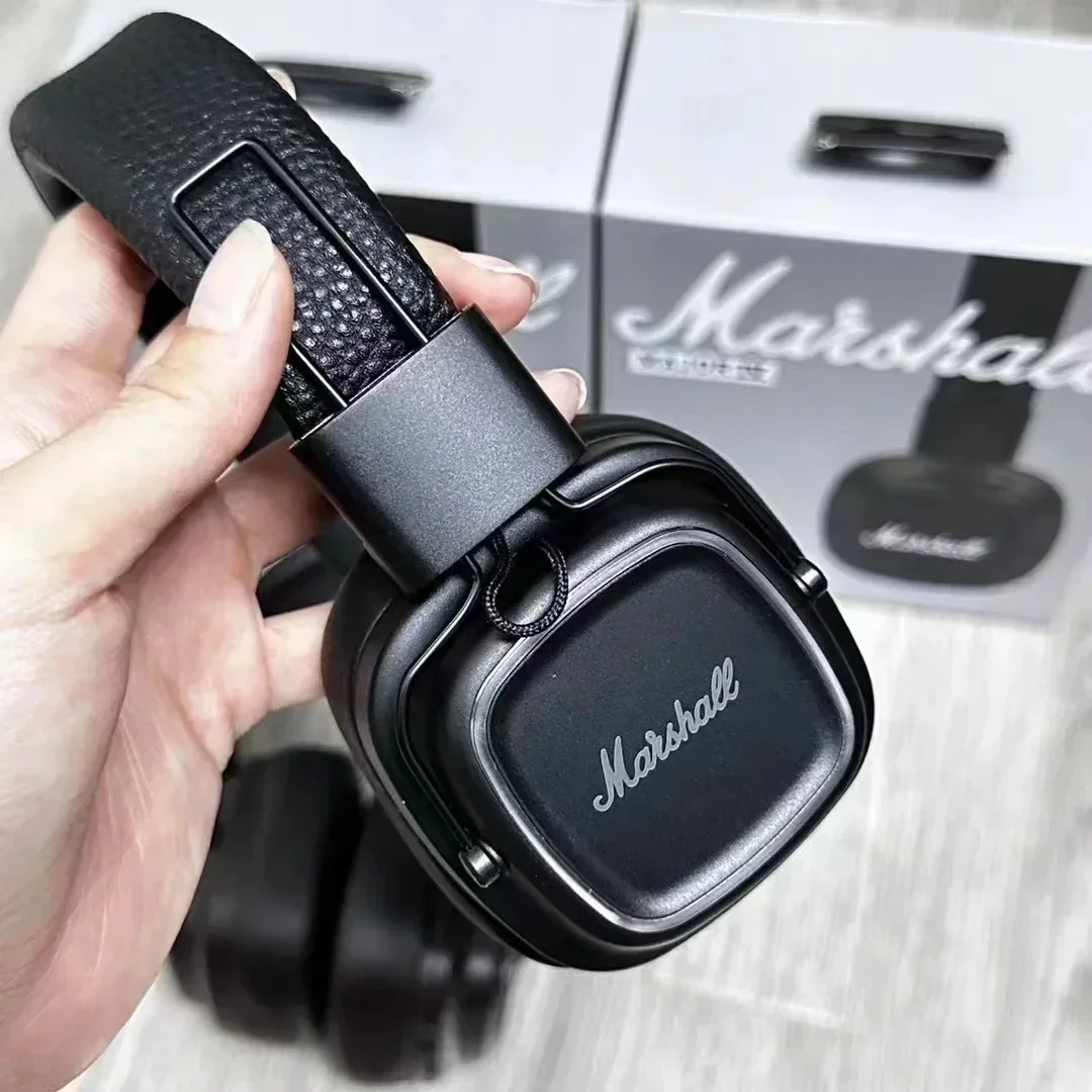 New Marshall MAJOR IV Wireless Bluetooth Headphones Heavy Bass Foldable Earphones for Music Gaming with Microphone Headset