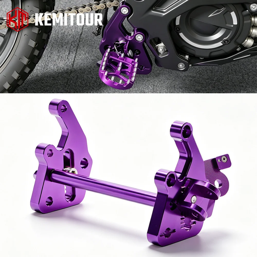 

CNC Aluminum Rear Brake Pedal Support Bracket for Surron Light Bee X/S Electric Dirt Bike Stabilizer Reinforcement Brace Mount