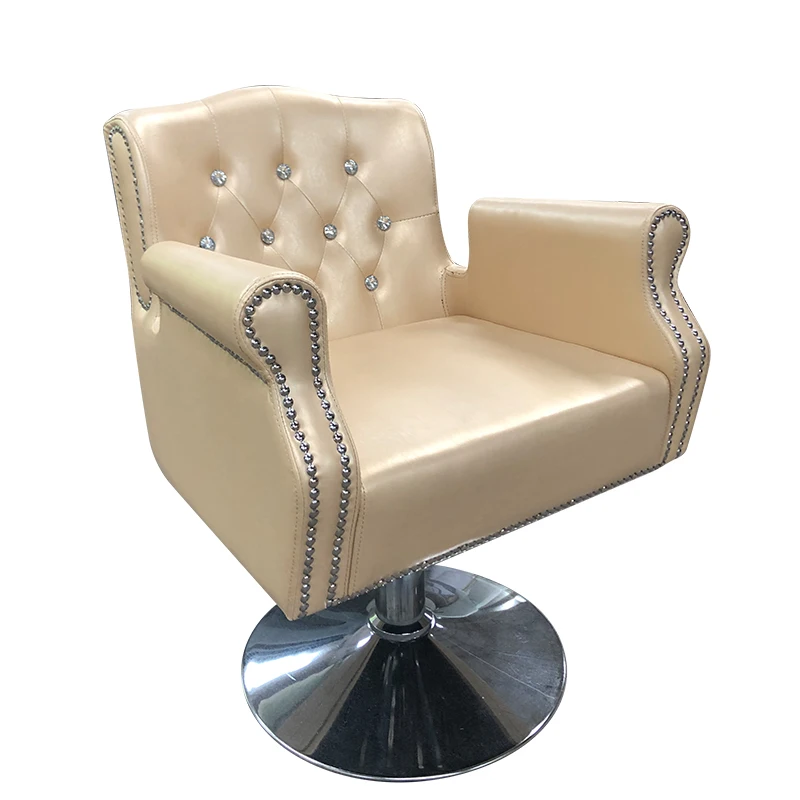 

# Hot Sales Heavy Duty Brown Salon Chair Hair Styling Chair