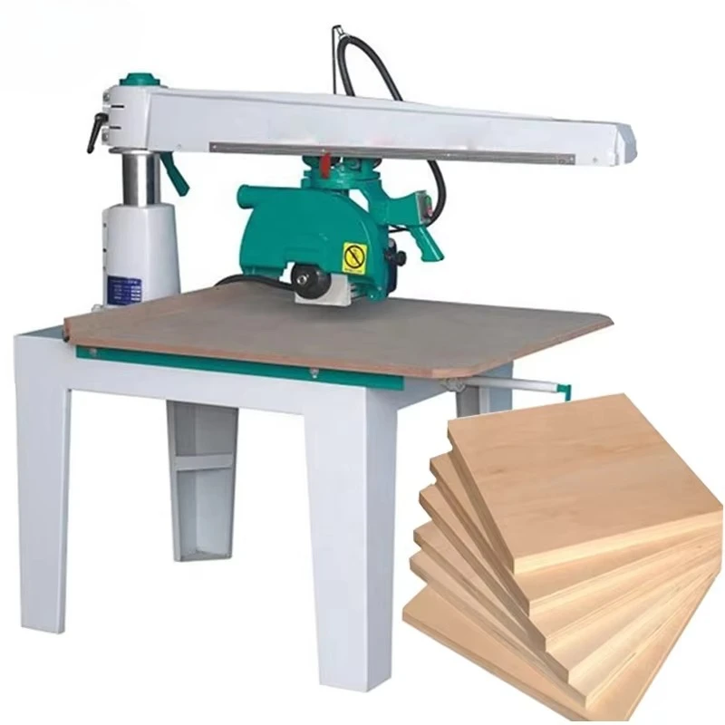 Automation Radial Arm Saw Woodworking Sliding Table Saw Mill Machine Wood Cutting for Building Material Shops