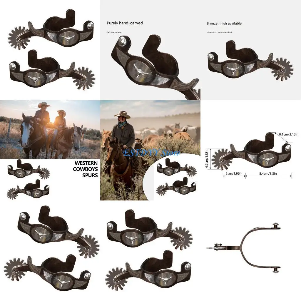 تتميز نتوءات القفل الآمن G6DE بمجاديف دوارة لتوجيه آمن للخيول في متانة رياضات الفروسية