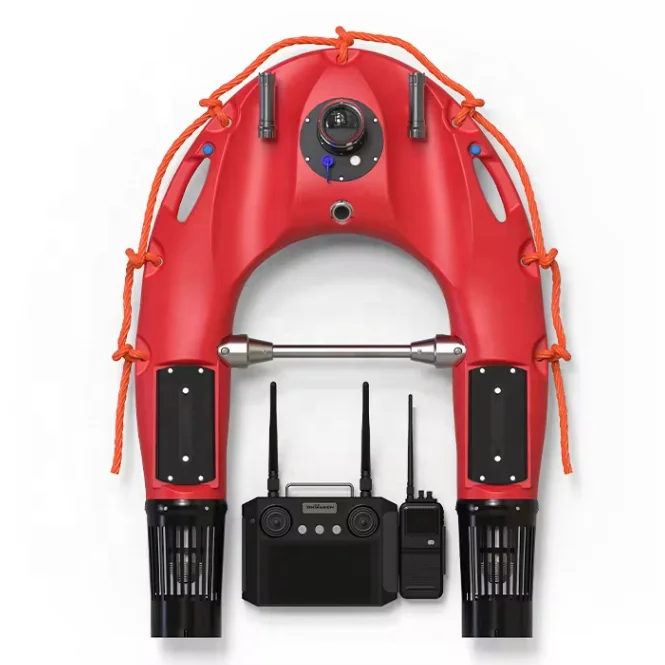 Vehículo de Rescate No Tripulado de Fábrica, Salvavidas Eléctrico con Control Remoto por Radio, 9m/s, Flotador Salvavidas Inteligente con Control Remoto Marino