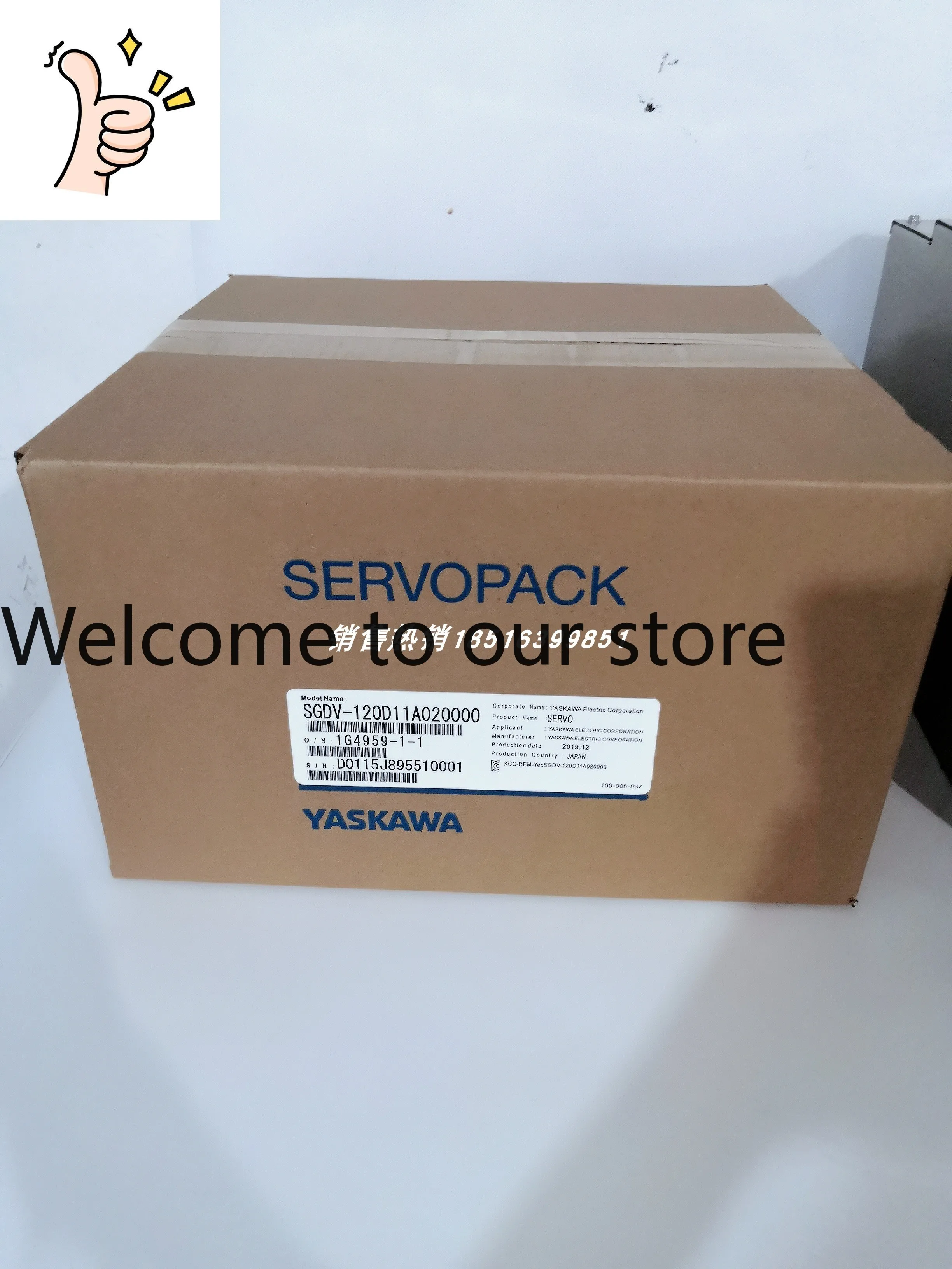 

Сервопривод Yaskawa SGDV-3R5D11A020000/SGDV-3R5D11A/3R5D01A, новый