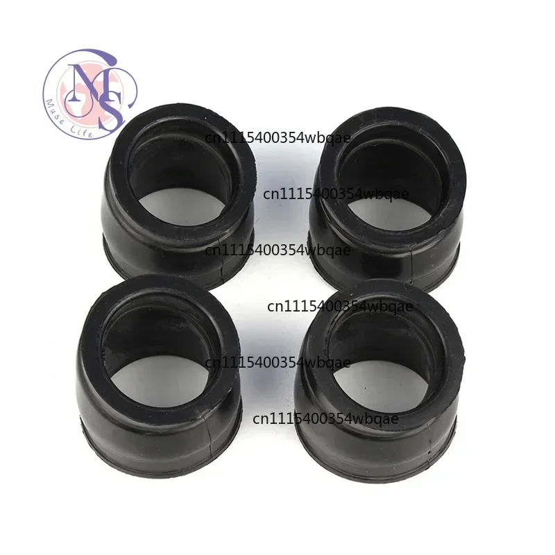 4Pcs Motorcycle Carburetor Intake Manifold Boot For CB900 1980-1982 CB1000 CB1100 1983 Replacement Parts