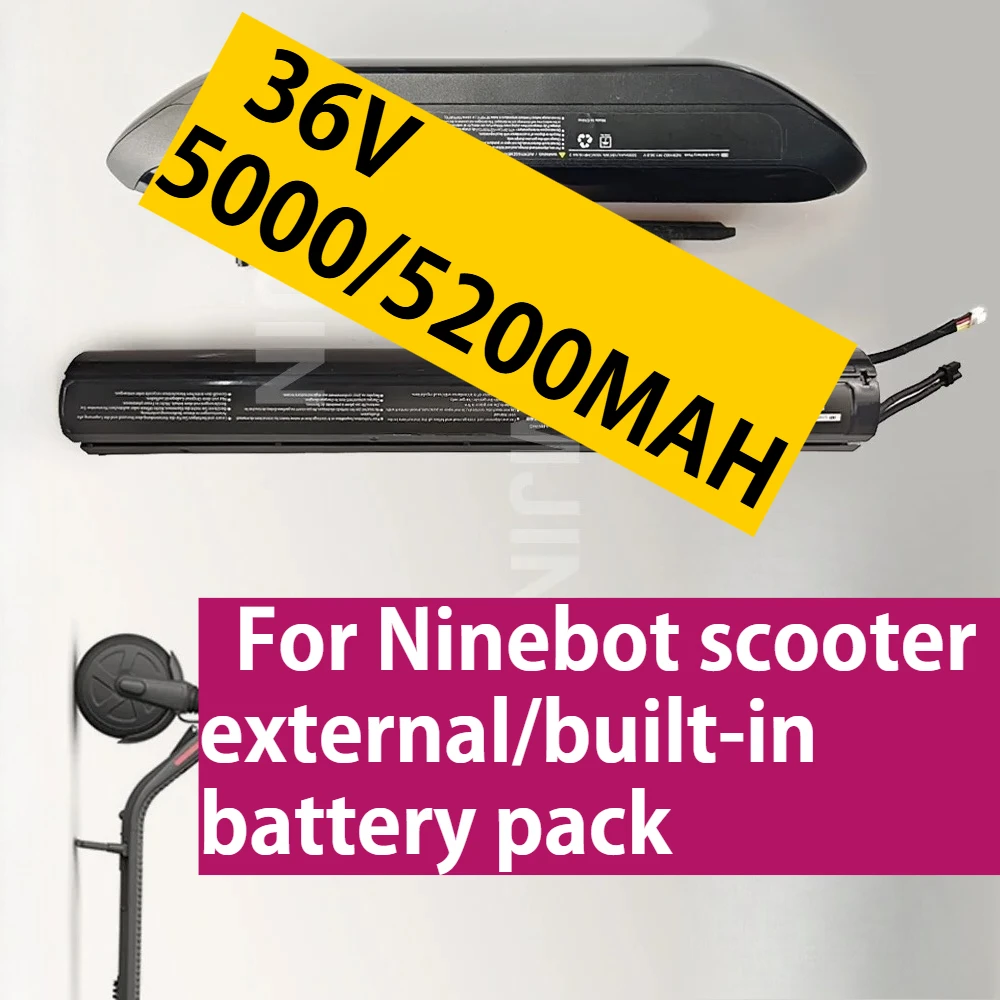 36V Battery 5200mah Lithium Battery pack For Xiaomi Segway Ninebot ES1 ES2 ES4 E22 External Battery With Bracket or Built-in
