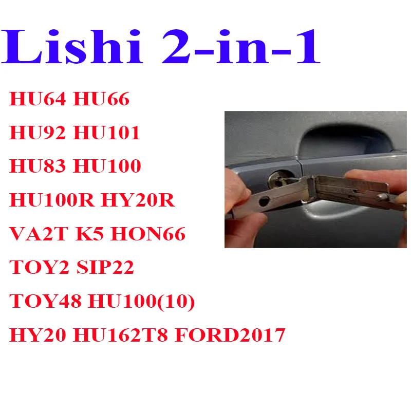 HU64 HU66 HU92 HU101 HU83 HU100 HU100R HY20R VA2T K5 HON66 TOY2 SIP22 TOY48 HU100(10) HY20 HU162T8 FORD2017 LISHI Car Door Fix