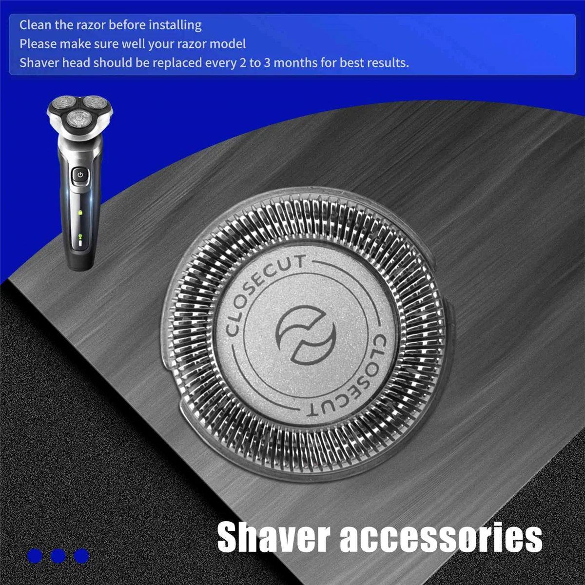 Хорошие 2 шт. сменные лезвия для бритвенной головки для Philips Norelco HQ4 HQ58 HQ56 HQ80
