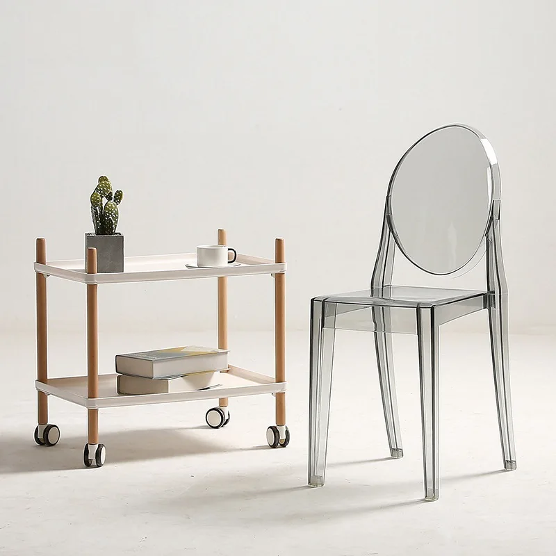Transparent Dining Acrylic Chair Custom Ghost Chair Devil Online Celebrity Household Plastic Stool Transparent Cosmetic Chair