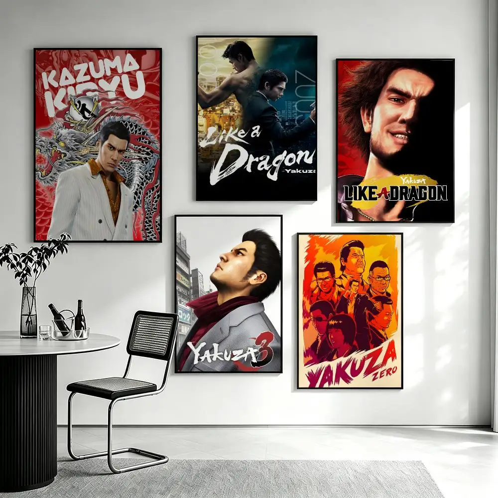 Game Like a Dragon Poster Poster HD printing Sophisticated Style Wall Art Home Decor For Bedroom Living Room Creative Gift