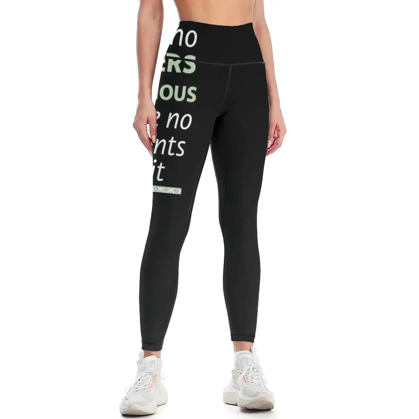 

THERE IE NO QUILTERS ANONYMOUS Leggings sport legging gym womans Tight fitting woman gym top Womens Leggings